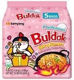 Samyang Buldak carbonara Spicy Ramen 130 gr X 5 PAket, 5'li Ambalaj