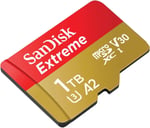SANDISK 1TB 160MB EXTREME MICROSDXC UHS I U3 V30 KART