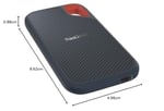 SanDisk 250GB Extreme Taşınabilir Harici SSD, USB-C, USB 3.1, 550MB/sn'e kadar - SDSSDE60-250G-G25