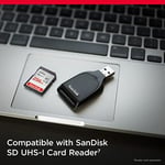 SanDisk 256 GB Ultra SDXC bellek kartı, 150 MB/s'ye kadar, A1 uygulama performansı, UHS-I, Class 10, U1