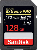 SanDisk Extreme Pro 128 GB SDXC UHS-I Class 10 Hafıza Kartı SDSDXXY-128G-GN4IN, 170MB/sn