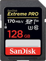 SanDisk Extreme Pro 128 GB SDXC UHS-I Class 10 Hafıza Kartı SDSDXXY-128G-GN4IN, 170MB/sn