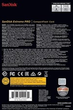 SanDisk Extreme Pro 32GB CompactFlash Hafıza Kartı UDMA 7 160MB/sn'e kadar - SDCFXPS-032G-X46 - Seçenekler: 32GB, 128GB, 256GB, 64GB