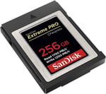 SanDisk Extreme Pro CFexpress hafıza kartı Tip B 256 GB (1.700 MB/s okuma, 1.200 MB/s yazma, RescuePRO Deluxe, sorunsuz RAW videolar, 4K, XQD uyumluluğu)