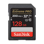 SanDisk Extreme PRO SDXC UHS-I Hafıza Kartı, 128 GB, 200 MB/sn Aktarım Hızı, U3: UHS Speed Sınıf, V30: Speed Sınıf, 4K UHD Videolar, QuickFlow Teknolojisi, Isıya Dayanıklı - Seçenekler: 128GB, 512 GB