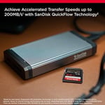 SanDisk Extreme PRO SDXC UHS-I hafıza kartı 64 GB (V30, aktarım hızı 200 MB/sn, U3, 4K UHD videolar, SanDisk QuickFlow teknolojisi, ısıya dayanıklı)