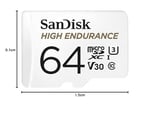 SanDisk High Endurance microSDXC Hafıza Kartı 64 GB + Adaptör (Dash Camları ve Özel Güvenlik Kameraları için, 100 MB/s Okuma, Full HD ve 4K Videolar için V30)