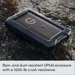 SanDisk Professional G-Drive Mobil Sabit Disk ZırhıATD Arazi Sabit Disk (5 TB, USB-C™ Hazır, 140 MB/sn, Mac ve Windows için, Suya ve Toza Dayanıklı) Gri/Siyah - Seçenekler: 4 TB, 5 TB