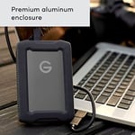 SanDisk Professional G-Drive Mobil Sabit Disk ZırhıATD Arazi Sabit Disk (5 TB, USB-C™ Hazır, 140 MB/sn, Mac ve Windows için, Suya ve Toza Dayanıklı) Gri/Siyah - Seçenekler: 4 TB, 5 TB