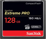 SanDisk SDCFXPS-128G-X46 Extreme Pro 128GB CompactFlash Hafıza Kartı UDMA 7 160MB/sn'e kadar