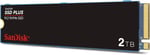 SanDisk SSD PLUS M.2 NVMe SSD 2 TB (M.2 2280, PCIe Gen 3.0, kolay kurulum, Western Digital Dashboard, 3 yıl garanti)