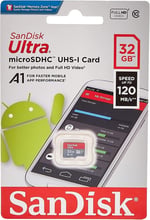 SanDisk Ultra 32 GB microSDHC 120 MB/s A1 Class 10 UHS-I