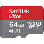 SanDisk Ultra 64GB 140MB/s microSDXC UHS-I Hafıza Kartı DSQUAB-064G-GN6MN
