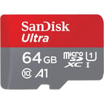 SanDisk Ultra 64GB 140MB/s microSDXC UHS-I Hafıza Kartı DSQUAB-064G-GN6MN