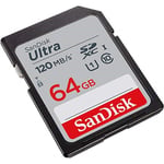 SanDisk Ultra 64GB SDXC Memory Card 120MB/s