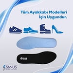 Sanus 100 Model Visco Memory Foam Spor Unisex Tabanlık