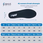 Sanus 100 Model Visco Memory Foam Spor Unisex Tabanlık