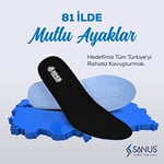 Sanus 100 Model Visco Memory Foam Spor Unisex Tabanlık