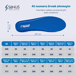 Sanus M300 Visco Memory Foam Günlük Unisex Tabanlık