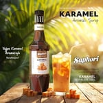 Saphori Karamel Aromalı Kokteyl Şurubu, Karamel Şurubu, Kahve Şurubu 700 ML
