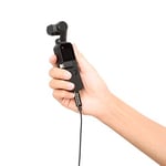 Saramonic Kompakt Klipsli Çok Yönlü Lavalier Mikrofonu DJI Osmo Pocket & DJI Pocket 2 6,6 inç (2 m) Kablo ve USB-C Konektör (LavMicro U3-OP), Siyah, LAVMICROU3-OP