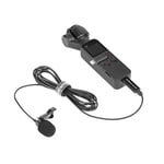 Saramonic Kompakt Klipsli Çok Yönlü Lavalier Mikrofonu DJI Osmo Pocket & DJI Pocket 2 6,6 inç (2 m) Kablo ve USB-C Konektör (LavMicro U3-OP), Siyah, LAVMICROU3-OP