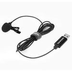 Saramonic Lavalier Mikrofon, USB-A fişli bilgisayarlar için 2 m uzunluğunda kablolu (SR-ULM10)