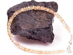 Sarı Topaz Taşı Gümüş Bileklik - İnce Bileklik - Taş Sandığı