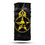 Sarı Yıldız Desenli Bandana Boyunluk, Çok Amaçlı Boyunluk, Bandana, Esnek Yüz Maskesi, Spor Outdoor, Kafa Bandı, Erkek Bandana, Kadın Bandana…