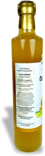 Sarıbahçe Ceviz Sirkesi 500 ml - Doğal Fermente
