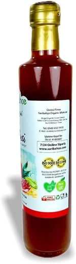 Sarıbahçe Nar Sirkesi 500 ml - Doğal Fermente