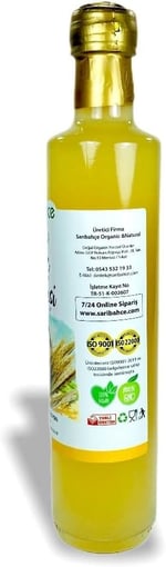Sarıbahçe Pirinç Sirkesi 500 ml - Doğal Fermente
