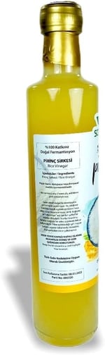 Sarıbahçe Pirinç Sirkesi 500 ml - Doğal Fermente