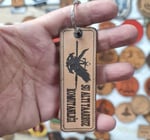SAT Sualtı Taarruz Komutanlığı Deri Anahtarlık - Arma - Leather Key Holder