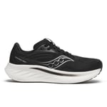 Saucony Erkek Ride 18, Siyah/Beyaz, 40 EU