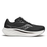 Saucony Erkek Ride 18, Siyah/Beyaz, 40 EU