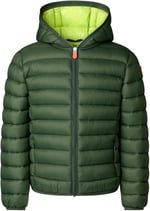 Save The Duck Yeşil Erkek Çocuk Düz Mont J30650BGIGA1950028