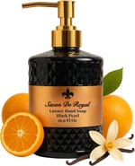 Savon de Royal Luxury Vegan Sıvı Sabun Black Pearl 500 ml, Portakal, Vanilya - Seçenekler: 500 ml, 500 ml (2-Pack), 2500 ml, 2500 ml (2-Pack)
