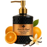 Savon de Royal Luxury Vegan Sıvı Sabun Black Pearl 500 ml, Portakal, Vanilya - Seçenekler: 500 ml, 500 ml (2-Pack), 2500 ml, 2500 ml (2-Pack)
