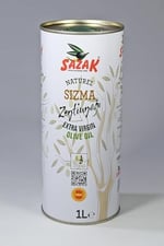 Sazak Naturel Sızma Zeytinyağı 1 Lt Teneke