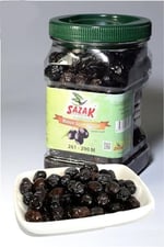 sazak zeytin-zeytinyağı-turşu Yağlı Sele Siyah Zeytin İri Kalibre 900 gr 261-290