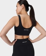 SB10078-001 ALL DAY ACTIVE BRALETTE Siyah U Yaka Regular Fit Kadın Sporcu Sütyeni