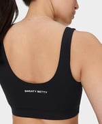 SB10078-001 ALL DAY ACTIVE BRALETTE Siyah U Yaka Regular Fit Kadın Sporcu Sütyeni