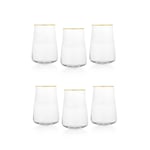 Schafer Alex Meşrubat Bardağı 400 ML 6 Parça-Altın