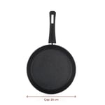 Schafer Black Stone 3 lü Tava Seti 18Cm+22Cm+26Cm-Siyah