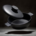 Schafer Cast Pro Döküm Basık Tencere 26 Cm-Siyah