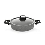 Schafer Eternal 2 li Set Basık Tencere 26Cm+Tava 26Cm-Gri