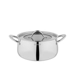 Schafer Galaxy Çelik Tencere Seti 8 Parça-Inox