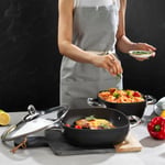 Schafer Gastronomie Master Granit Basık Tencere-28Cm