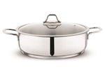 Schafer Held Çelik Basık Tencere 26 Cm-2 Parça-Inox
